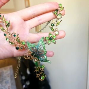 Fairycore Butterfly Statement Necklace